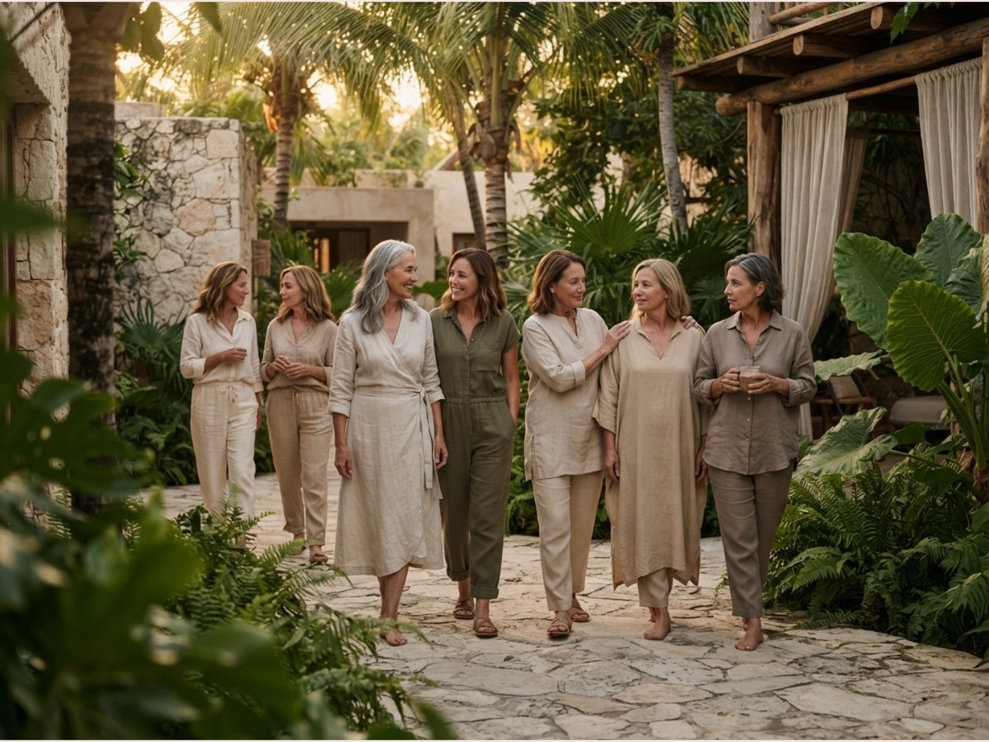 Mujeres compartiendo una experiencia dentro de Aurelia